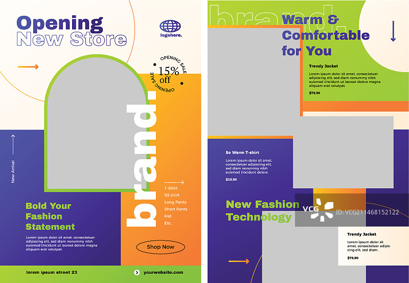 宣传册模板设计图片素材