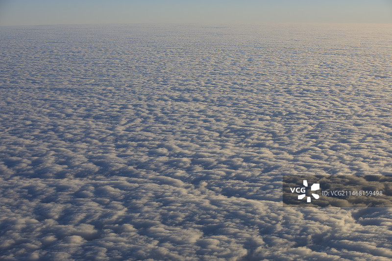 平流层上的云海图片素材