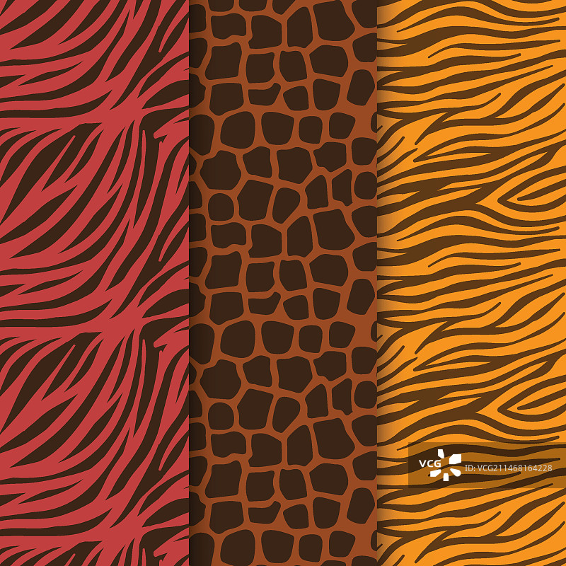 现代动物纹样图案合集图片素材