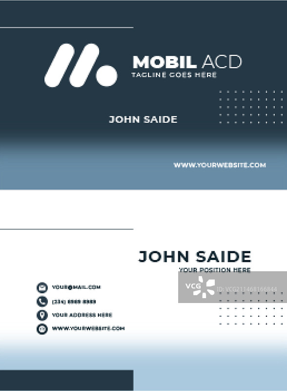 驾驶学校扁平名片模板图片素材