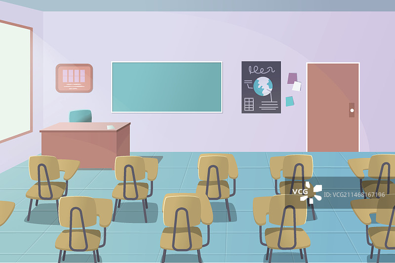 空教室视频会议背景图片素材