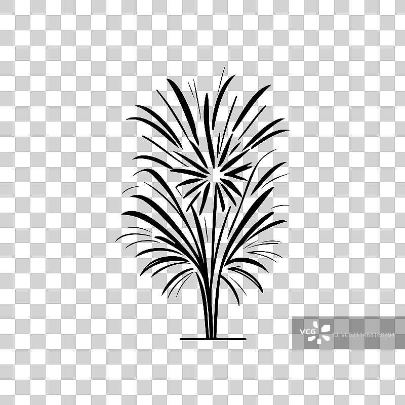 愚人节烟花手绘图标图片素材