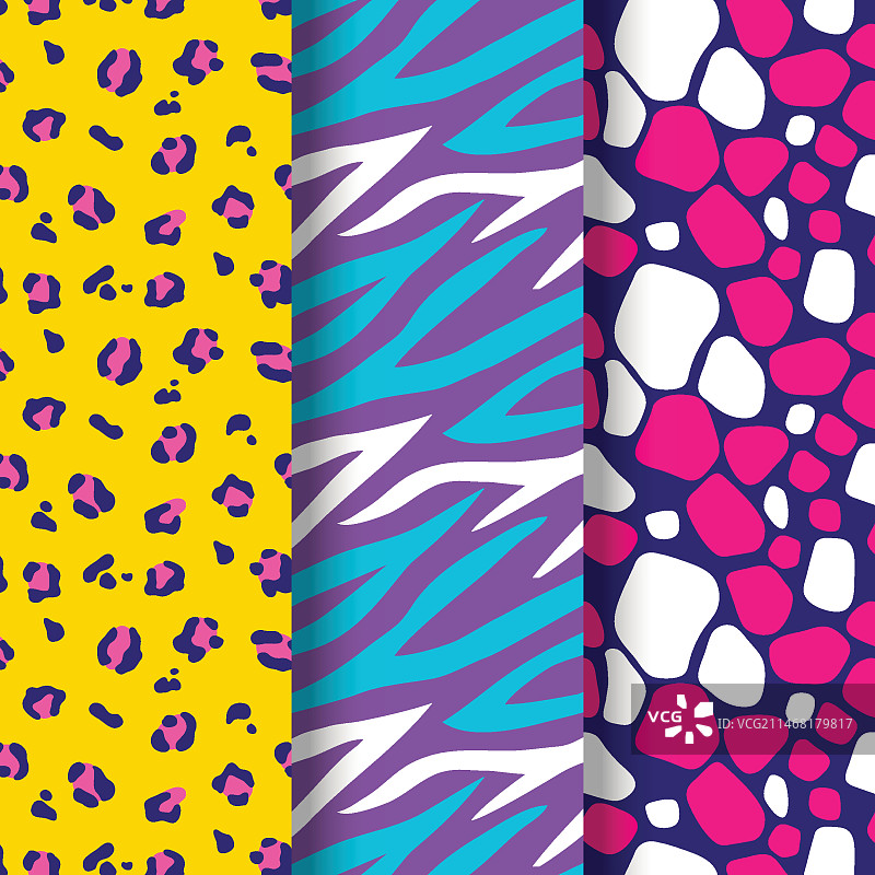 现代动物纹样图案合集图片素材