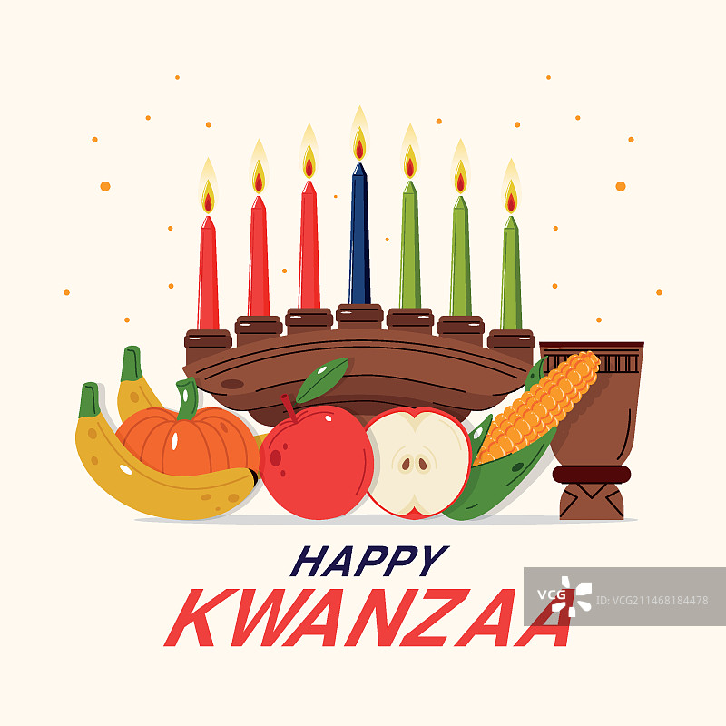 扁平风格宽扎节概念图片素材