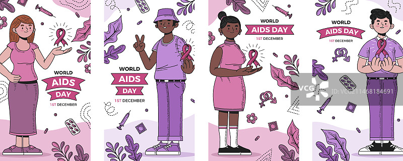 世界艾滋病日Instagram快拍合集图片素材
