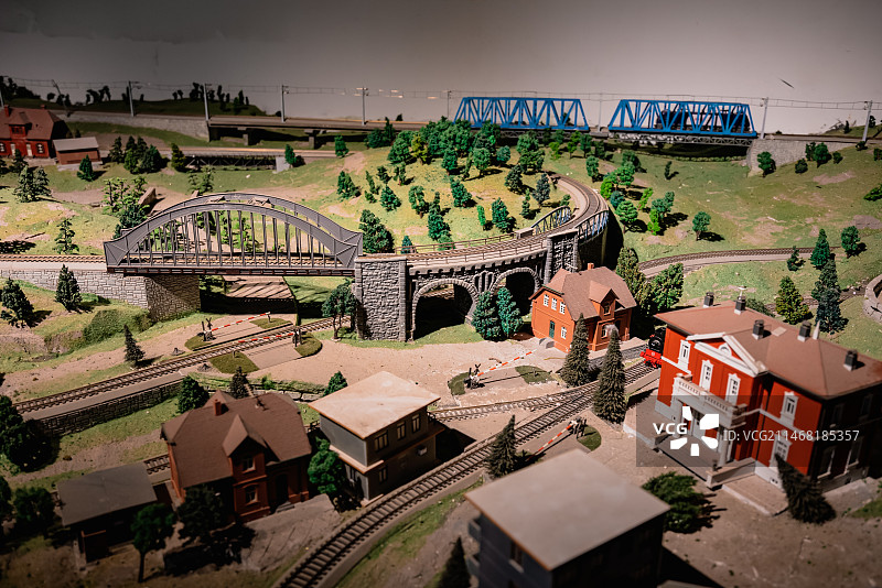 济南胶济铁路博物馆——微缩景观图片素材