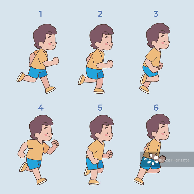 手绘动画帧元素合集图片素材