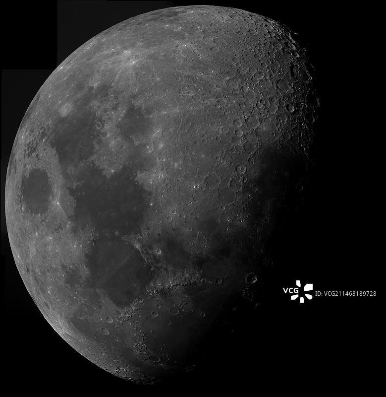 月球详细大图图片素材