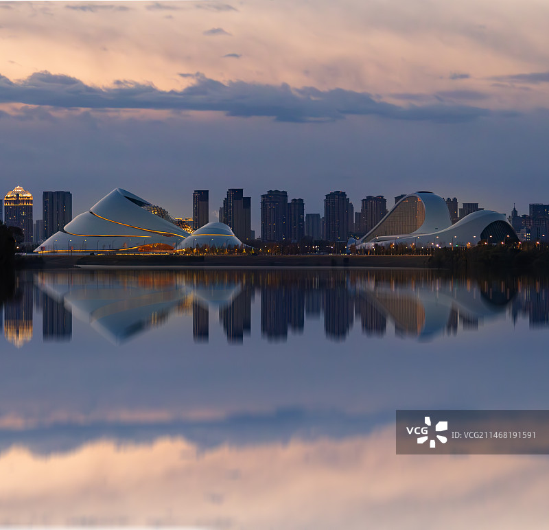 哈尔滨大剧院图片素材