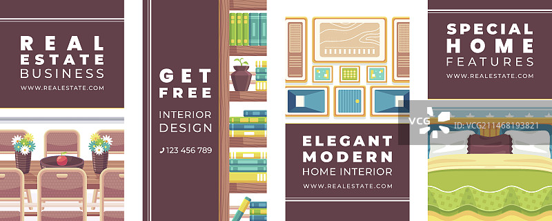 手绘房地产Instagram快拍图片素材