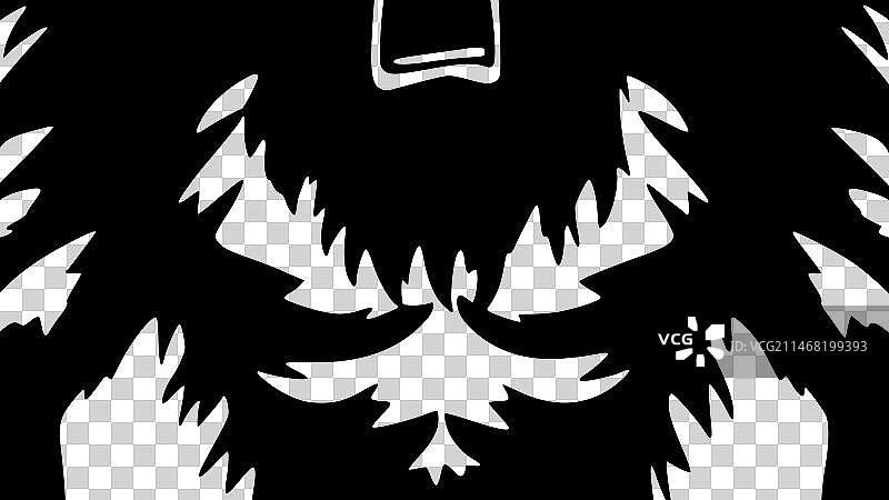 大脚怪 - 简约扁平风格标志图片素材