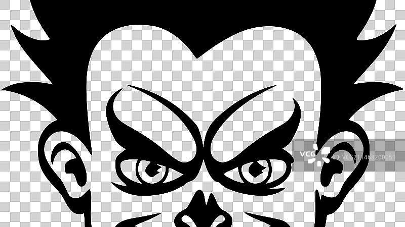 小丑高品质Logo，适合T恤图片素材