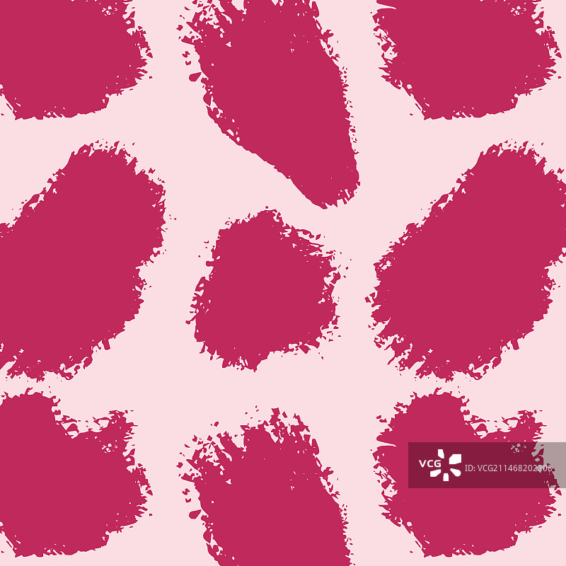 鲜艳的粉色抽象笔触图案图片素材