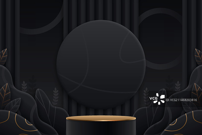 极简主义领奖台设计图片素材