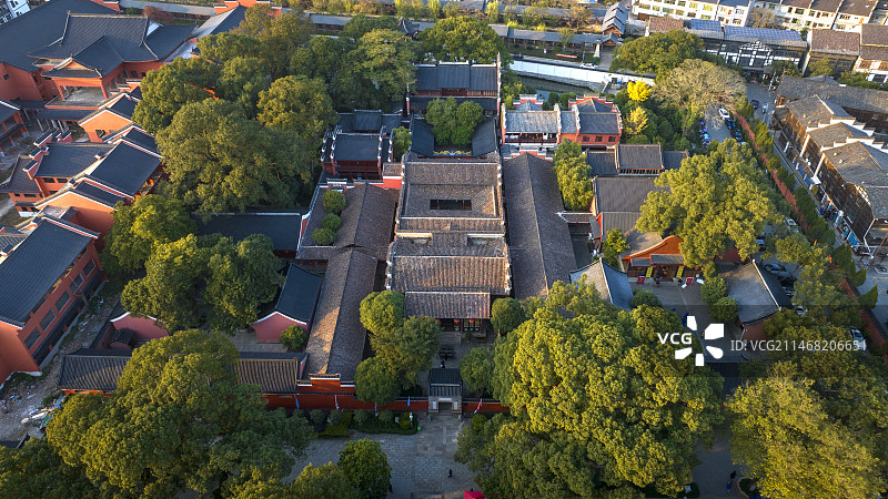 江西鹰潭龙虎山风景区上清古镇天师府图片素材