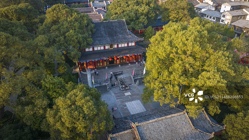 江西鹰潭龙虎山风景区上清古镇天师府图片素材