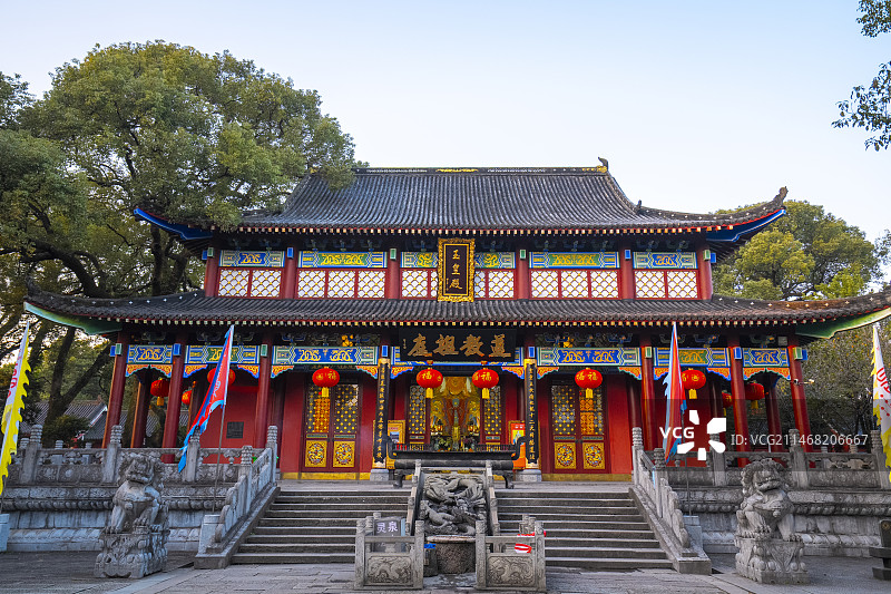 江西鹰潭龙虎山风景区上清古镇天师府图片素材