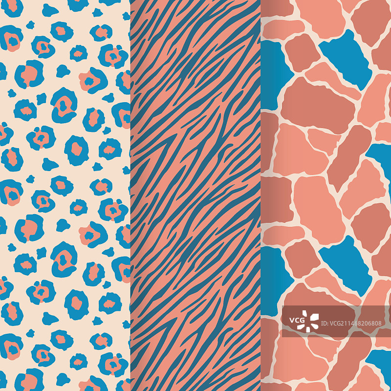 现代动物纹样图案合集图片素材