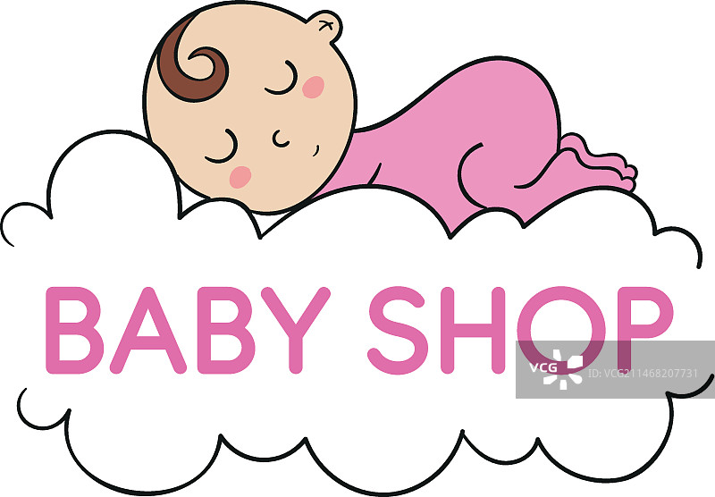 婴儿用品店logo合集图片素材