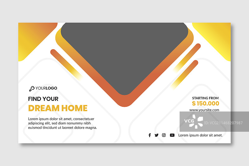 房地产banner模板图片素材