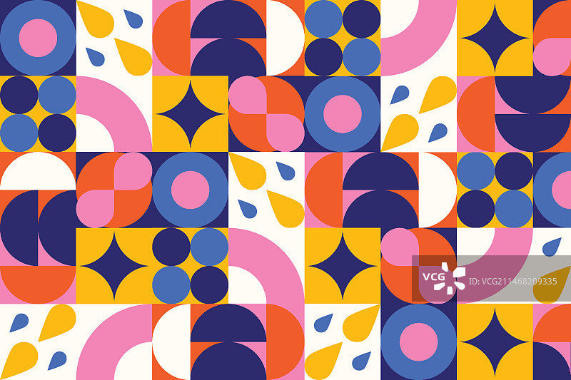 扁平几何图案背景图片素材