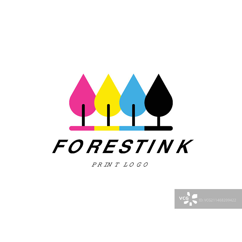 印刷公司标志设计图片素材