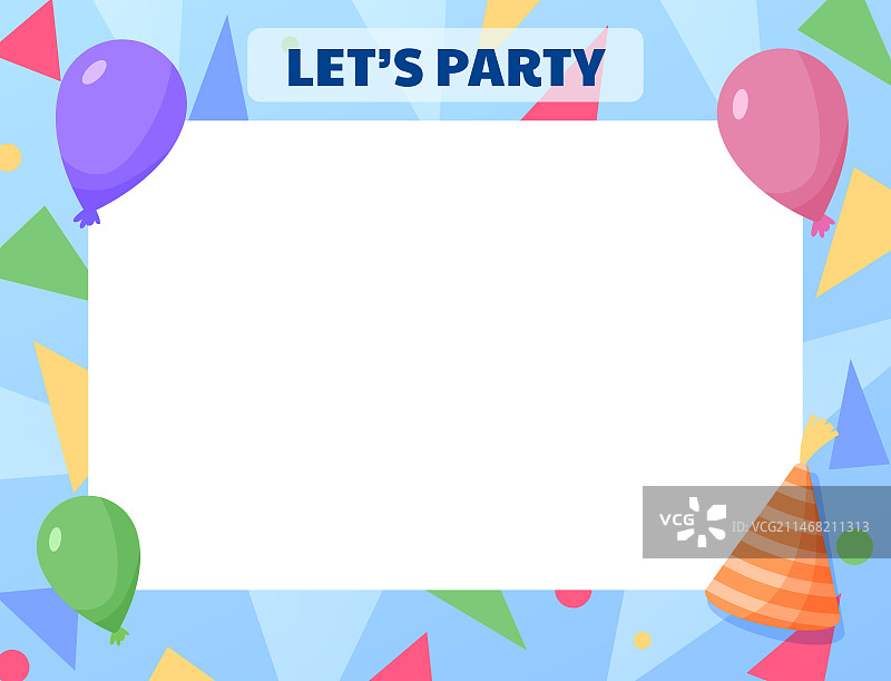 照相亭框架模板扁平风格设计图片素材