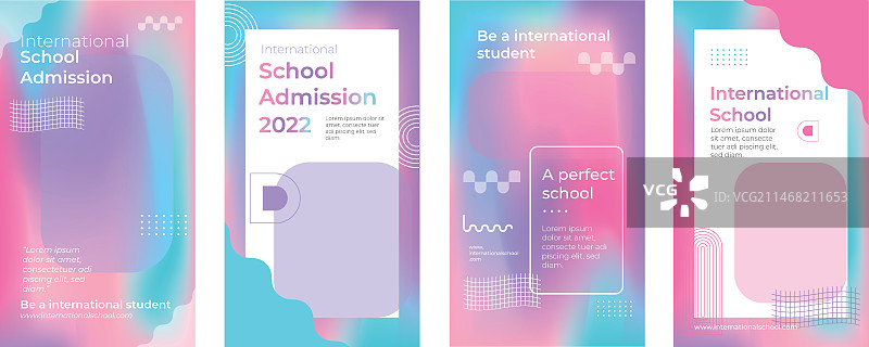 渐变国际学校Instagram快拍图片素材