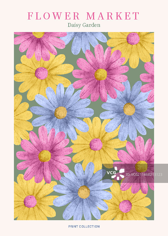 水彩秋冬色彩海报设计图片素材