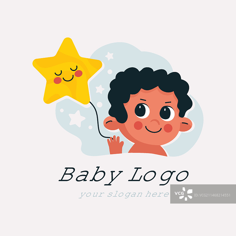 婴儿logo细节图片素材