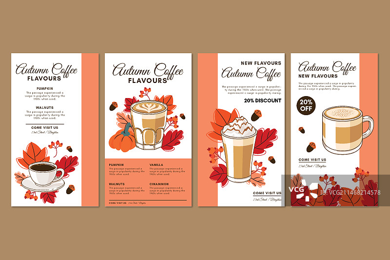 咖啡店Instagram快拍图片素材