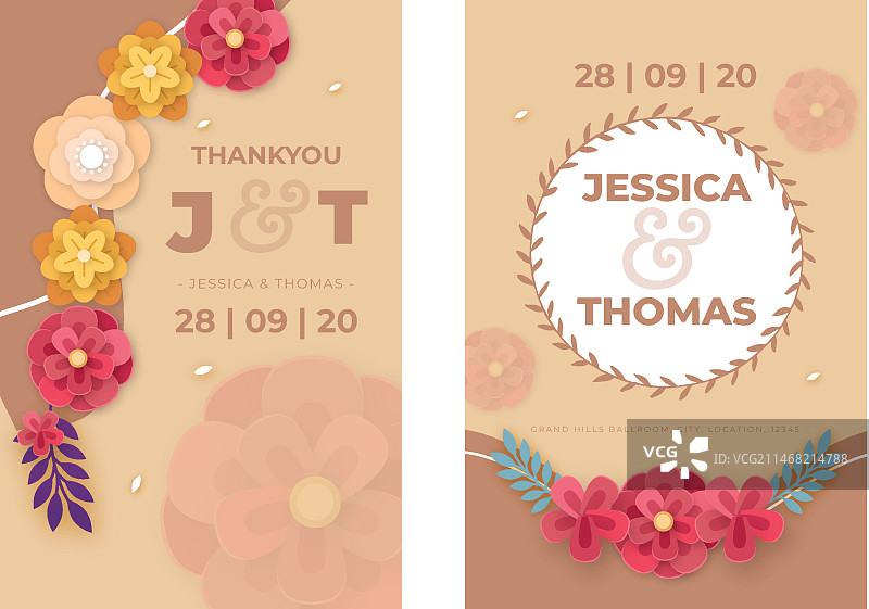 结婚周年纪念卡片图片素材