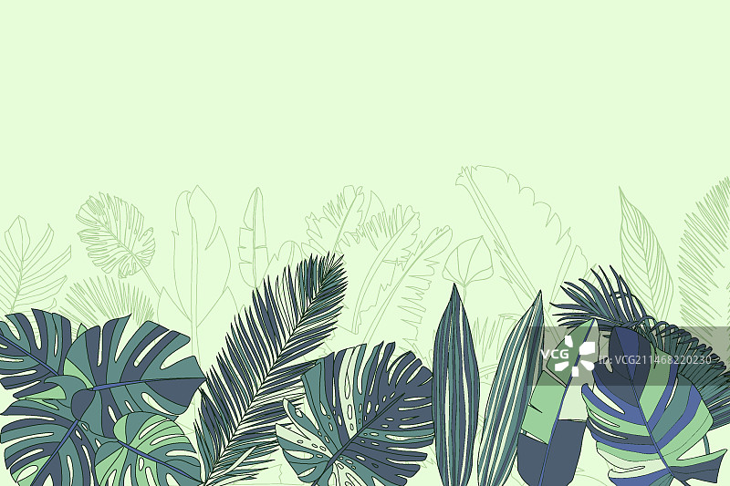 热带壁画墙纸图片素材