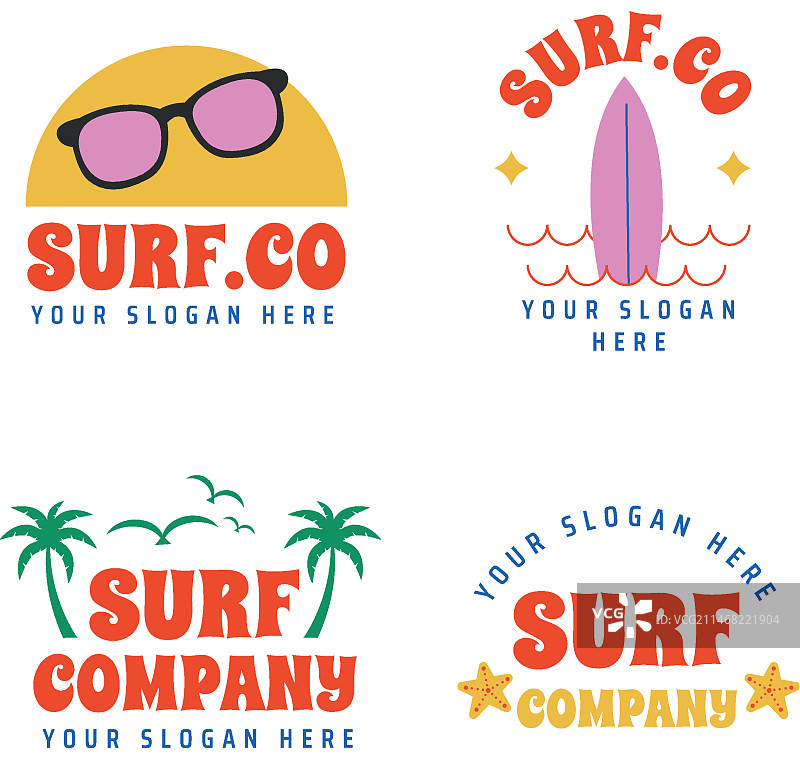 手绘复古品牌标志模板图片素材