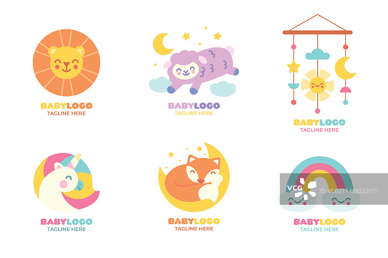 婴儿Logo模板合集图片素材