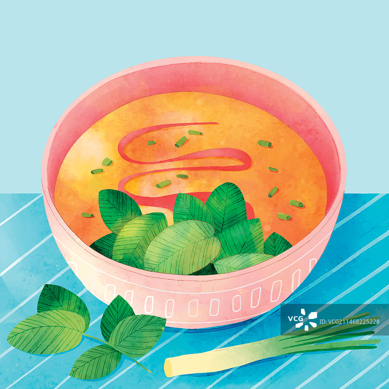 水彩土耳其美食插画图片素材