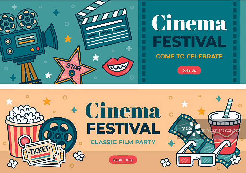 电影节横幅图片素材