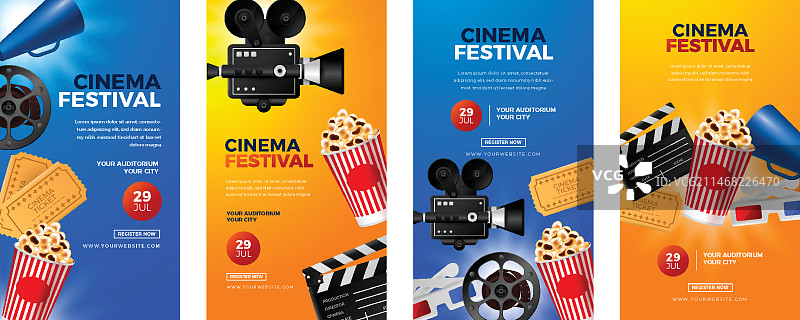 电影节Instagram快拍合集图片素材