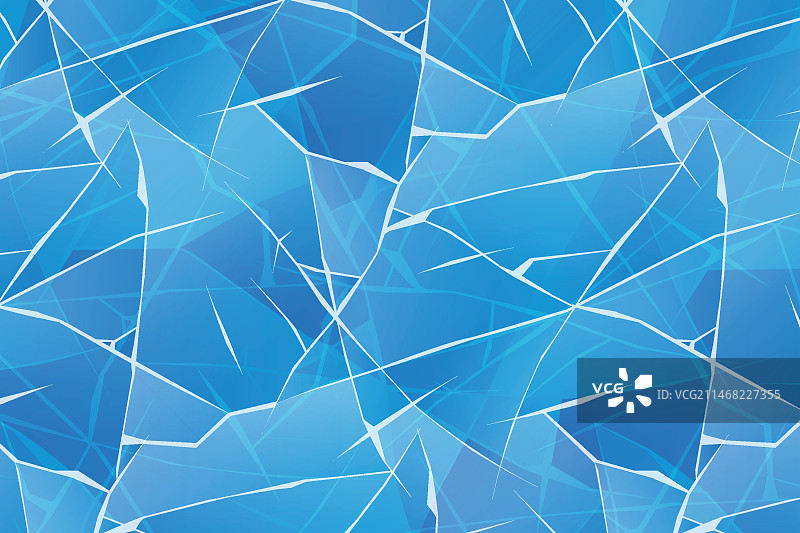 逼真冰纹理插画图片素材