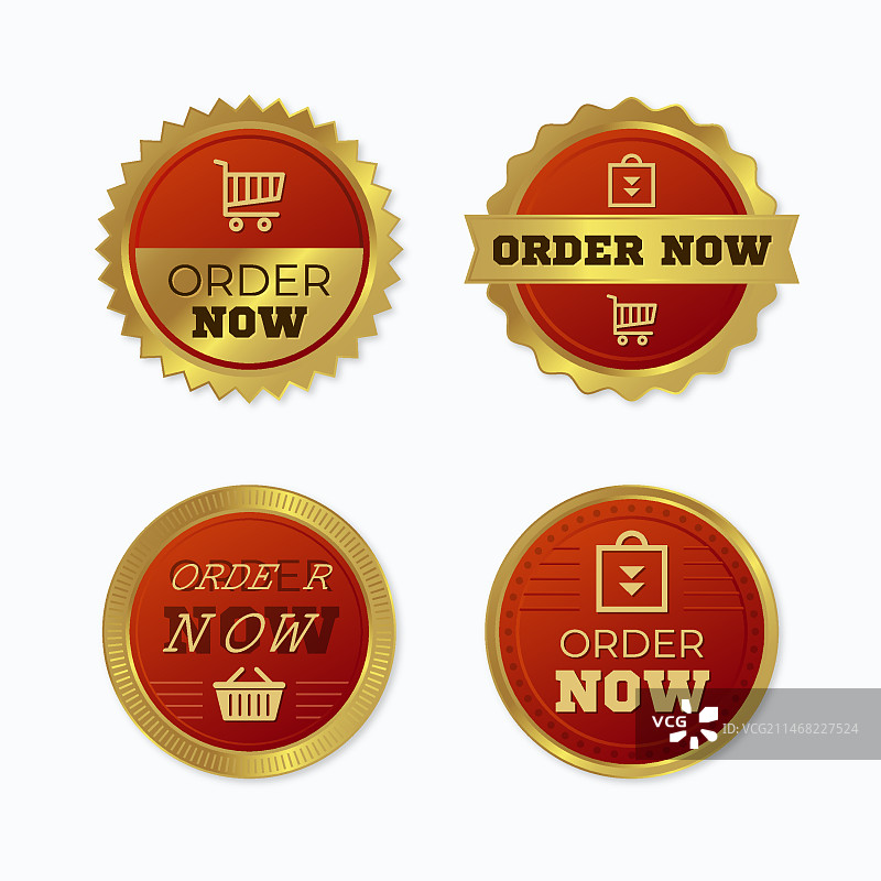 立即订购贴纸套装图片素材