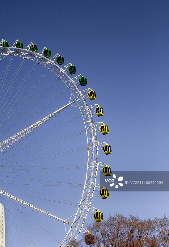 西宁人民公园摩天轮图片素材
