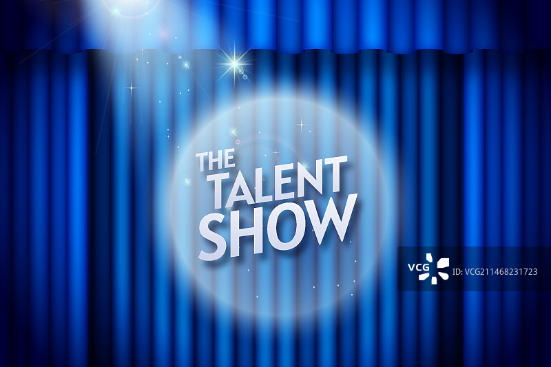 逼真达人秀背景图片素材