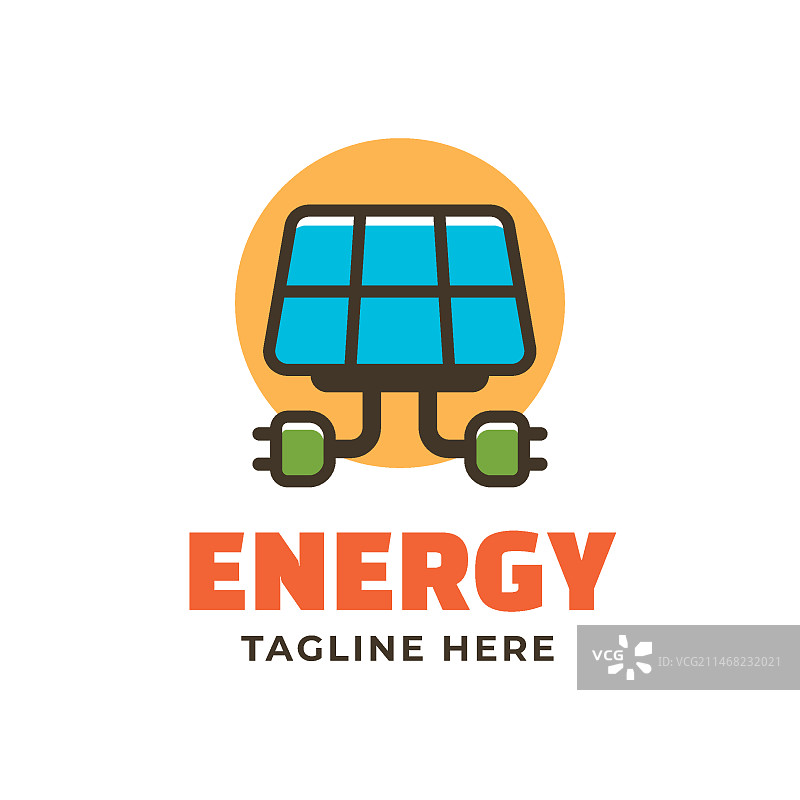 手绘可再生能源Logo设计图片素材