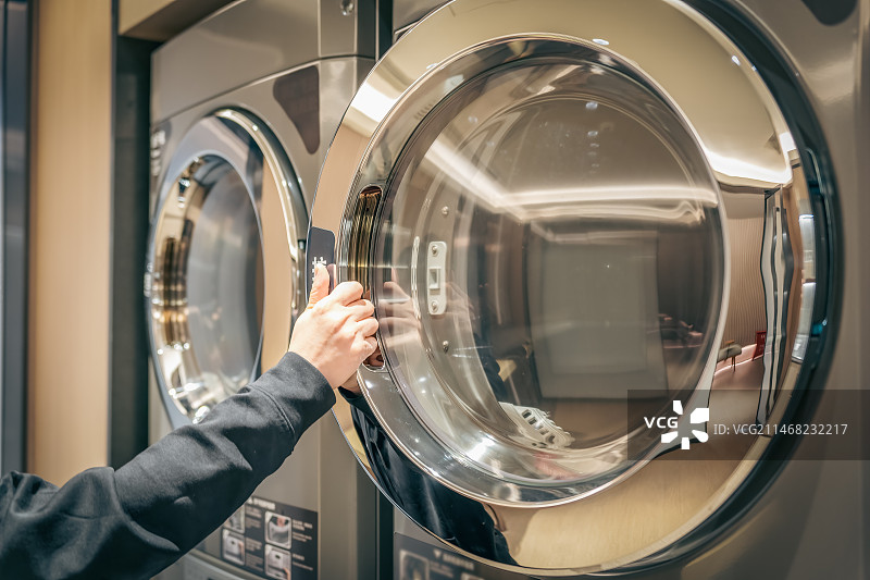 酒店洗衣房内景图片素材