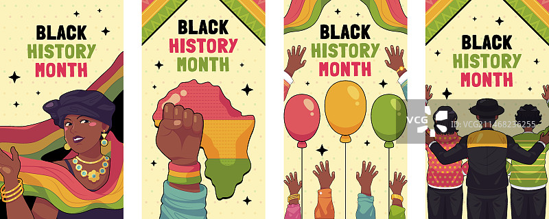 非洲裔历史月Instagram快拍合集图片素材