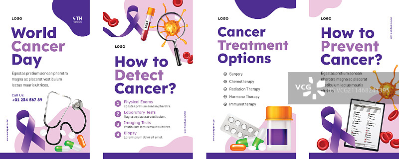 世界癌症日宣传Instagram故事图片素材