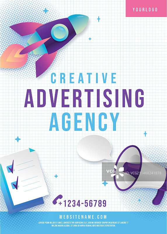 广告公司海报模板图片素材