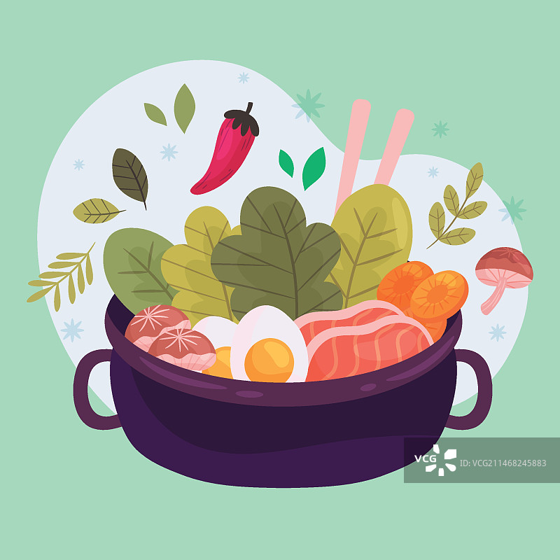 手绘热点图片素材