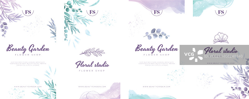 水彩花艺师职业Instagram快拍模板图片素材