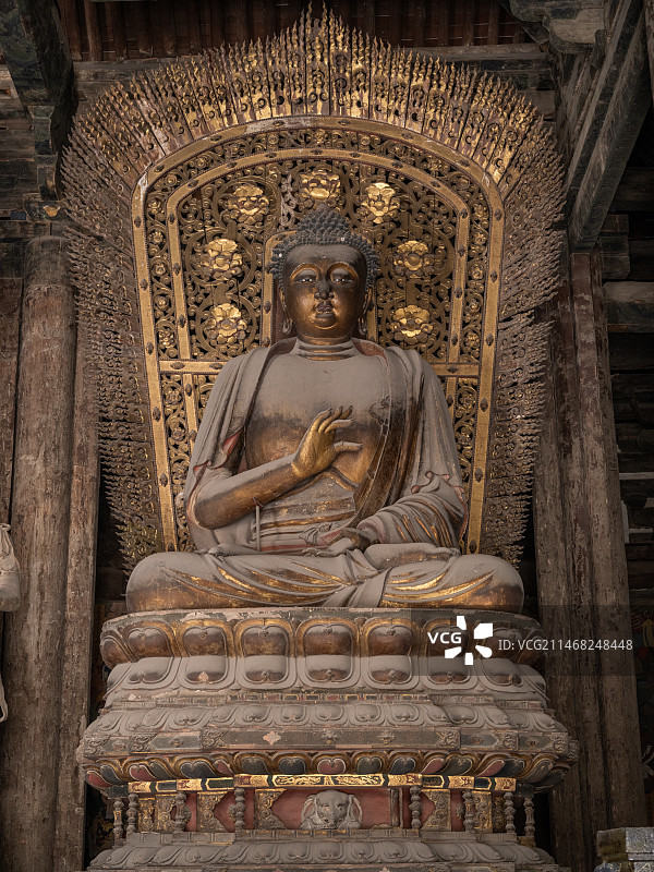 大同善化古寺图片素材